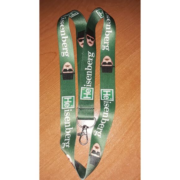 Best AMC TV Series Breaking Bad Heisenberg One Size Green Lanyard with Clip - Picture 6 of 6